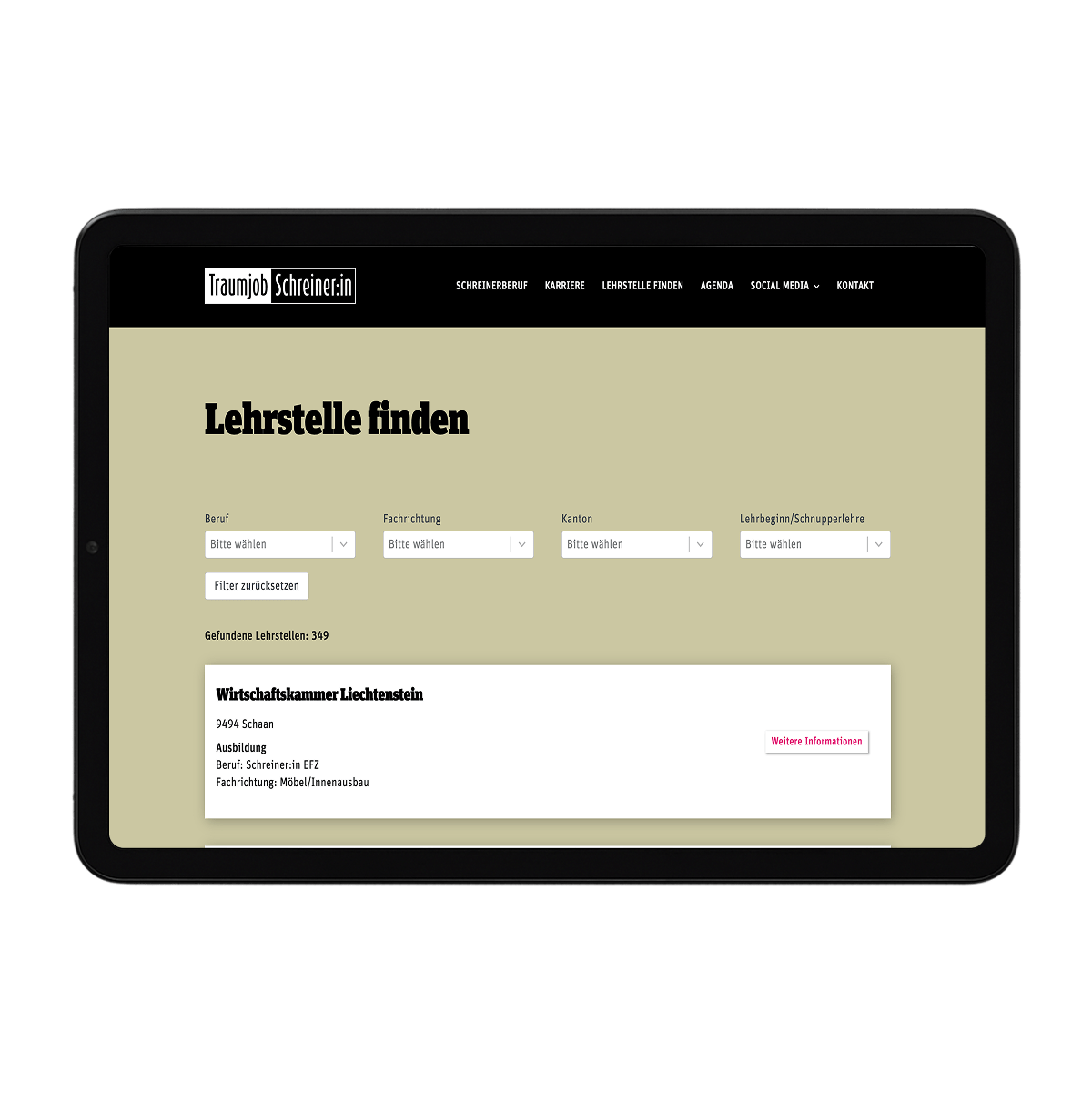 Traumjob Schreiner:in